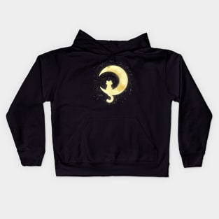 Cat Moon Kids Hoodie